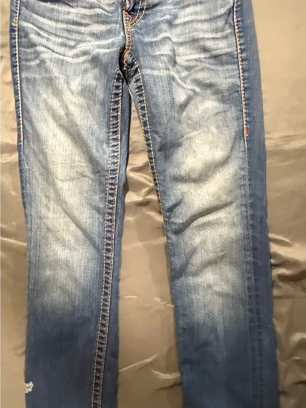 Women’s Size 26 True Religion Slim Straight & 25 Buckle Black Ankle Skinny Jeans - Picture 3 of 10